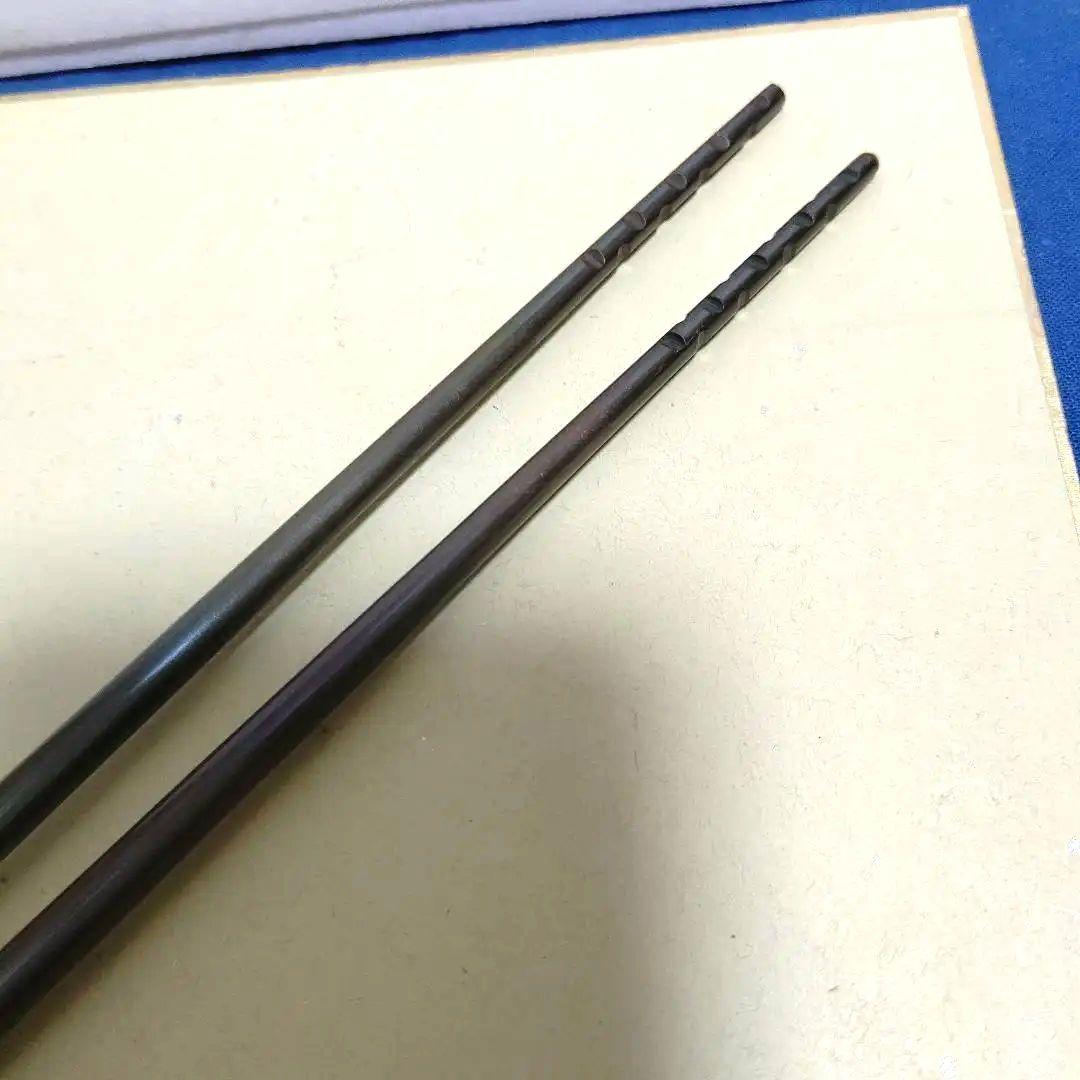 飾り火箸、南鐐鳥頭、清雲作、ほり7番