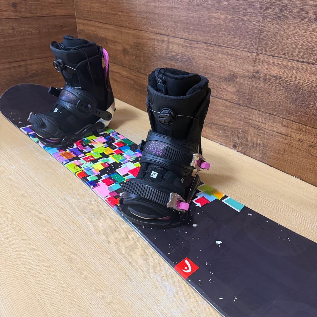HEAD ヘッド　STELLA　初心者オススメ　レディース スノーボード 3点