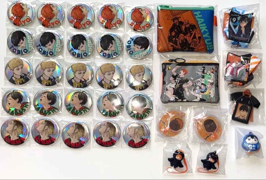 ハイキュー‼︎ アクスタ アトコ ぬい 缶バッジ等500点以上まとめ売り