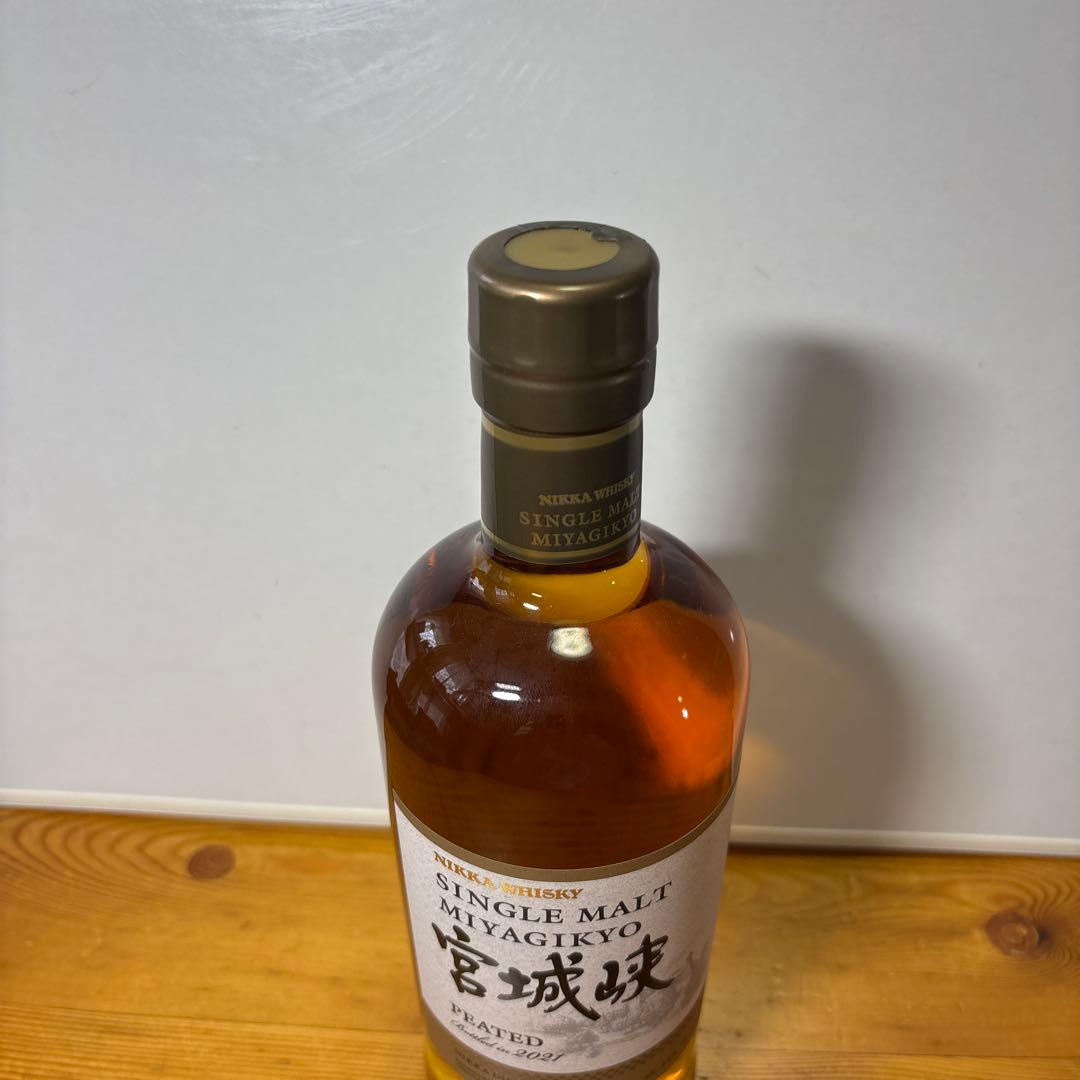 新品未開栓 ニッカ宮城峡シングルモルト2021 ピーテッド 700ml