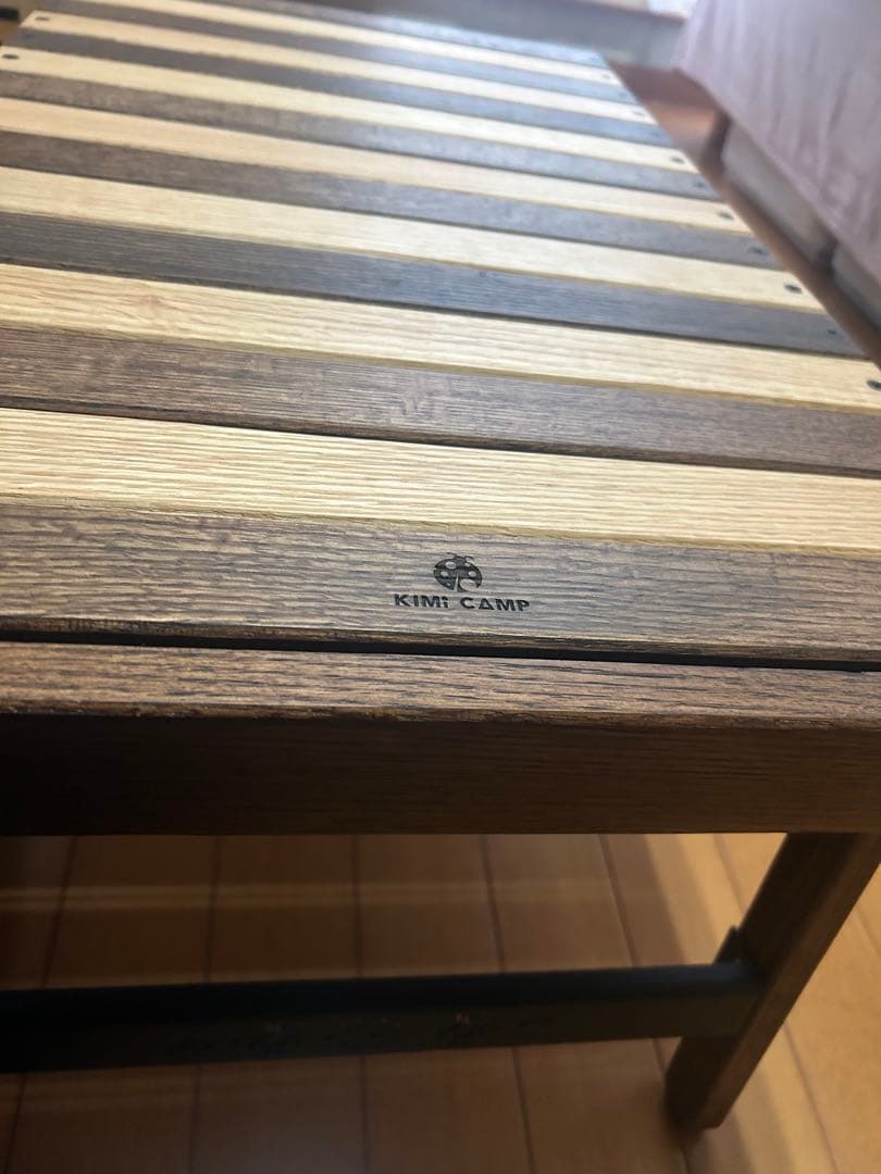 キミキャンプ　ゼブラテーブル