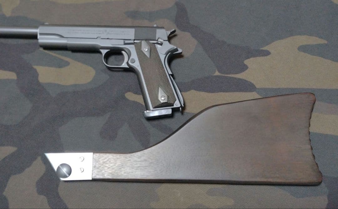 東京マルイ コルトガバメント M1911A1 ロングバレル　ストック　カスタム