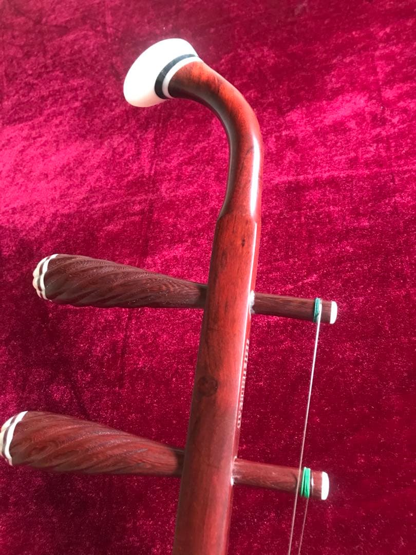 特価・二胡★最上級紫檀★錦蛇皮★古月琴坊・万其興製作★十年保証★一生の宝物
