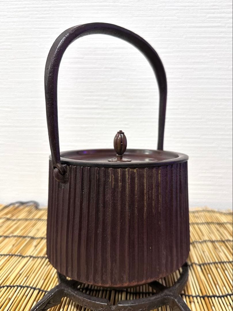 ＵＳＥＤ、良品　岩手県奥州水沢幸工芸　現代の名工 佐藤勝久造　利休型蛇ノ目１３型