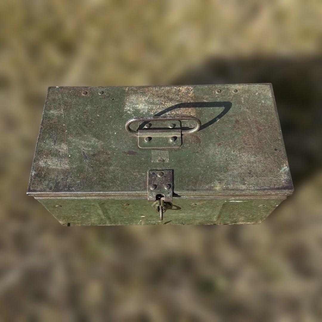 フランス　アンティーク　ツールボックス