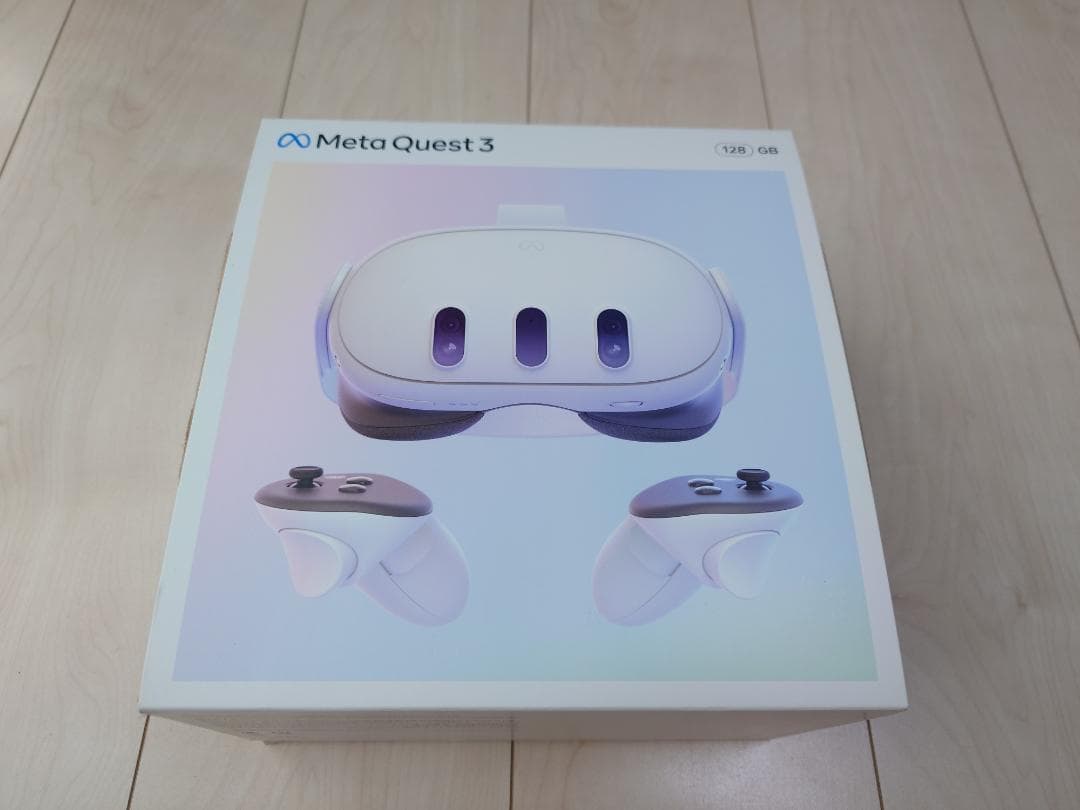 【美品】 Quest 3 128GB VRヘッドセット シリコンカバー付