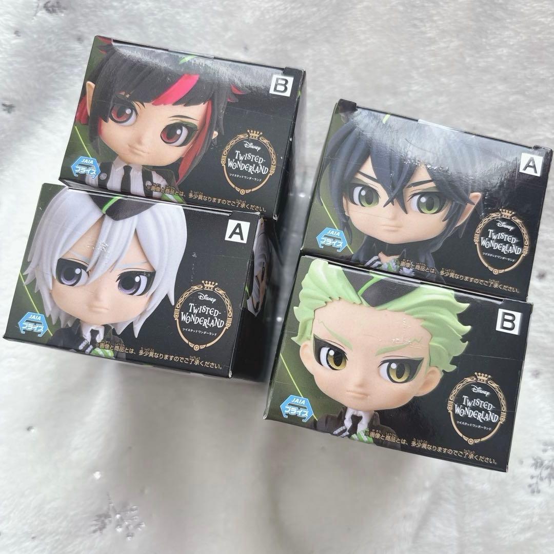 ツイステQposket マレウス　リリア　シルバー　セベク　4体セット