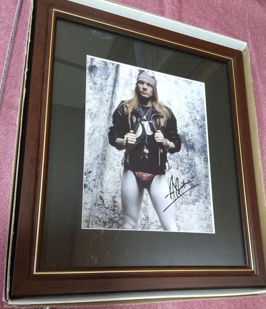 アクセル・ローズ 直筆サインガンズ・アンド・ローゼズ アクセルローズ