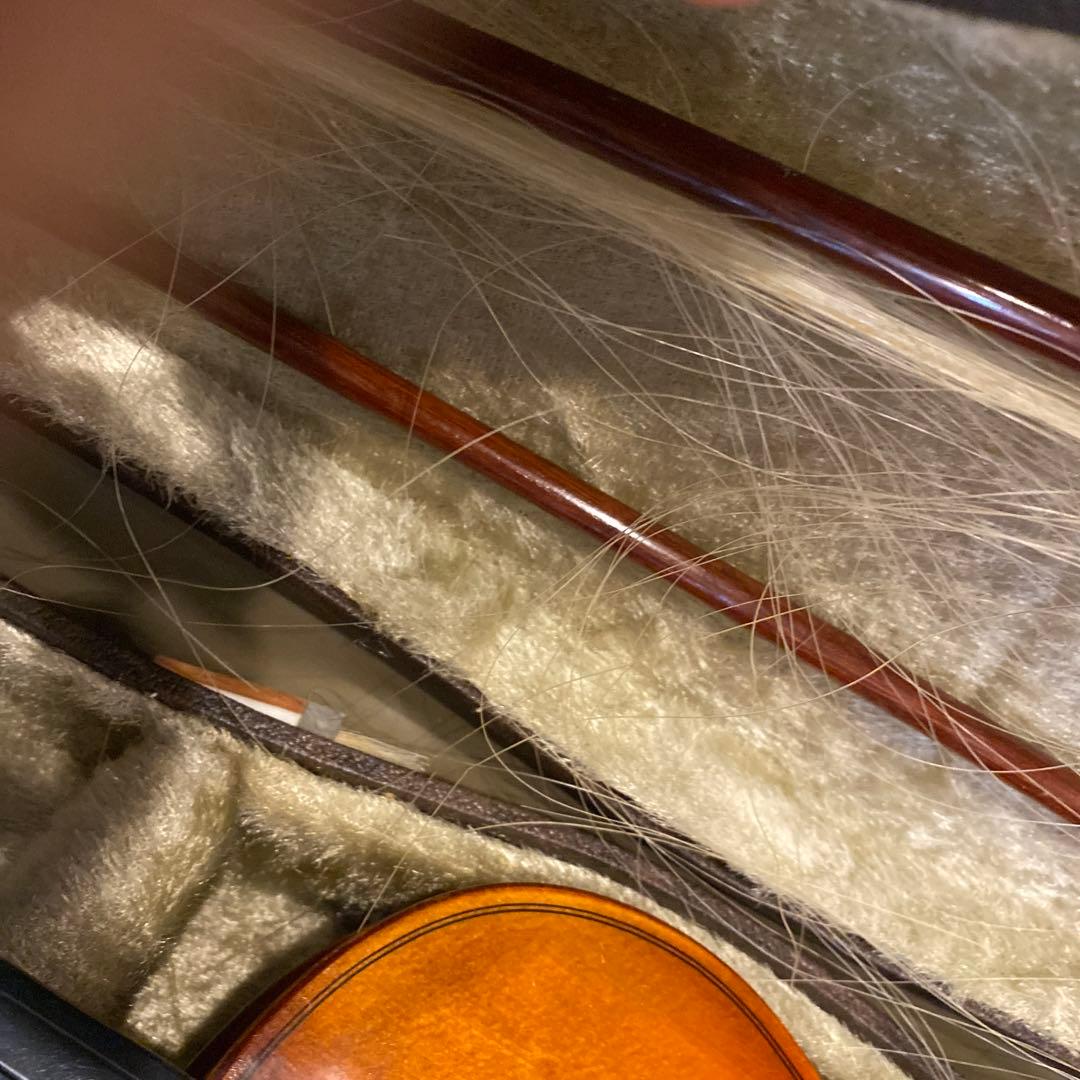 SUZUKI スズキNO.200 4/4 木製バイオリン本体 弓Kun肩当付入門