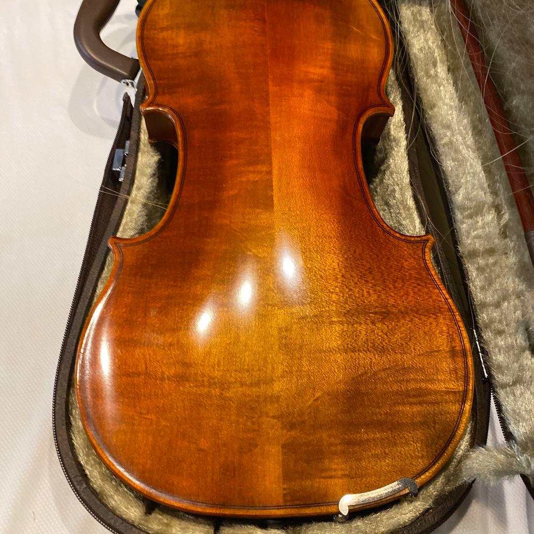 SUZUKI スズキNO.200 4/4 木製バイオリン本体 弓Kun肩当付入門