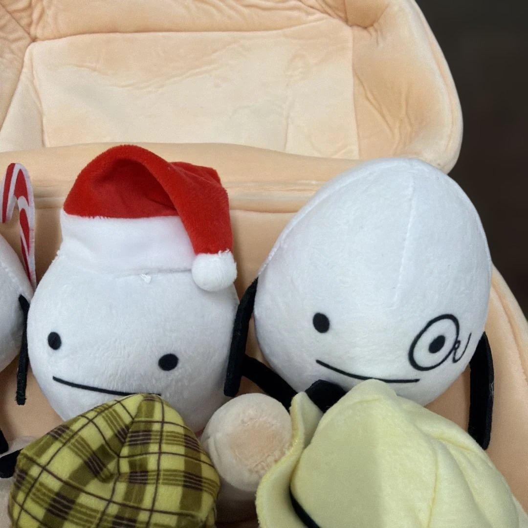 公式　新品　ひみつのおるすばん　探偵たまご他　ぬいぐるみ