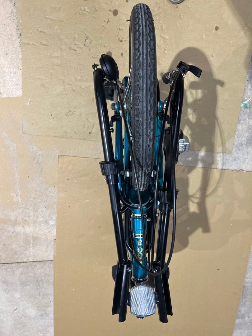 名古屋市内お届け無料手渡し希望EGG'S製の折りたたみ自転車 自転車 青