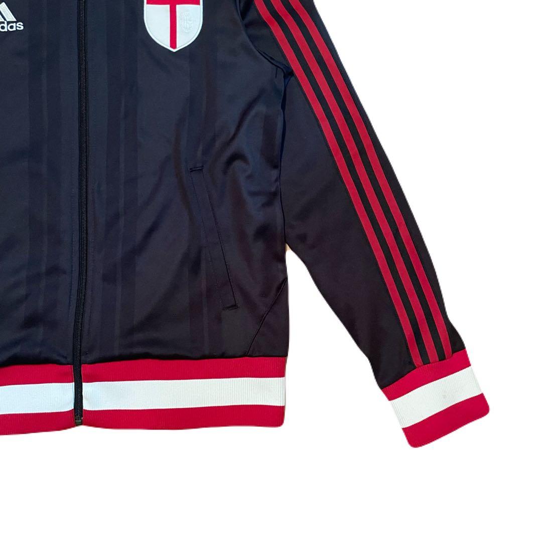 レア　ACミラン　AC ミラン　アディダス　トラックジャケット　トリコロール　L