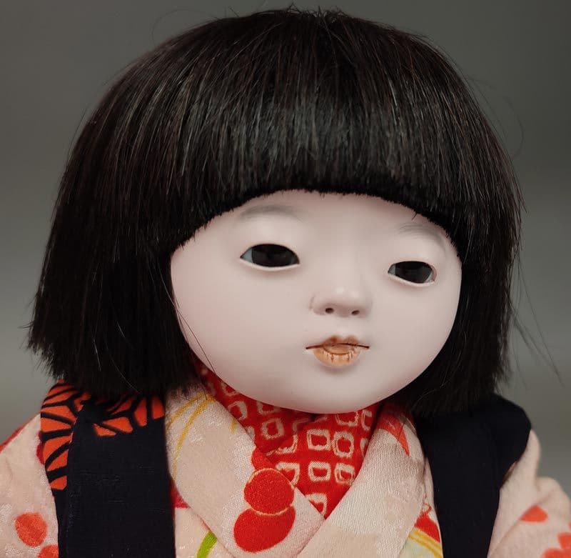 松乾斎東光作　8号おさな人形　女の子