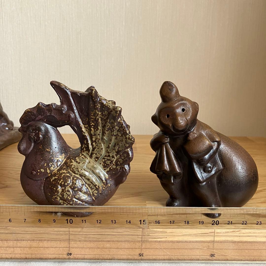 備前焼　干支　縁起物　5点セット