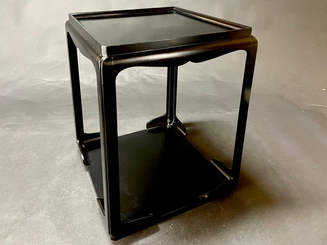 割引❗️『母』 一貫塗 高麗卓 小棚 元箱 （1119①）