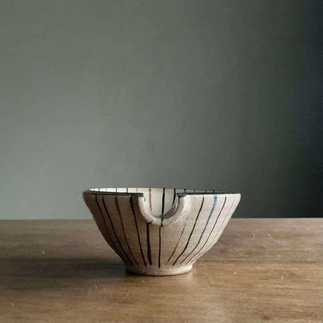 麦藁手 片口 酒器 容量約1合 古美術 古道具 アンティーク