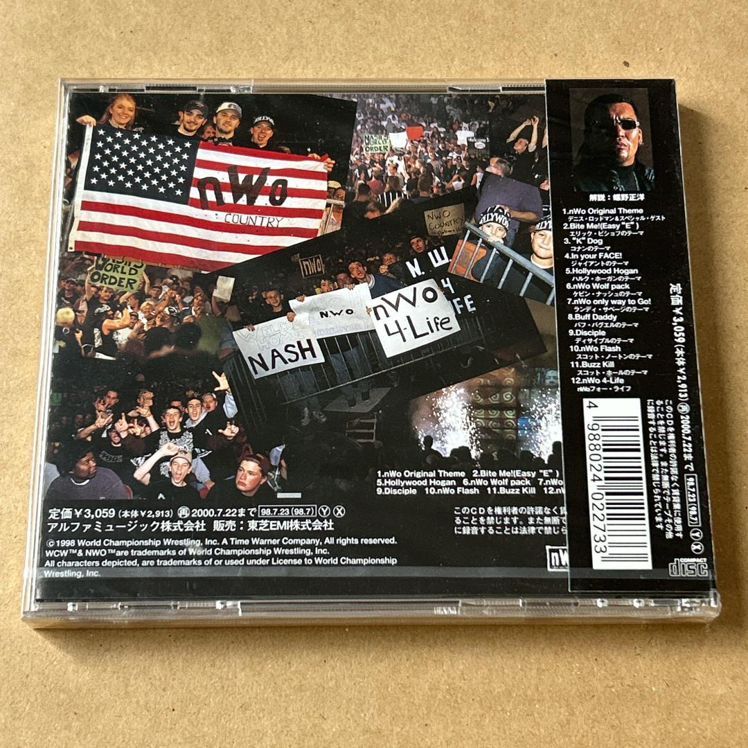 新品未開封★CD nWo ～new world order～ 初回盤 プロレス