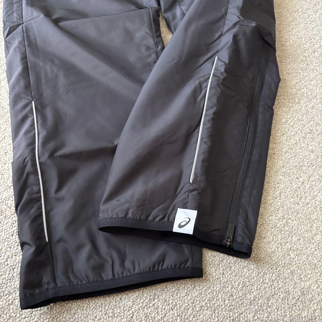 廃盤品 Lサイズ 新品ASICS ウインドブレーカー 上下セット 黒