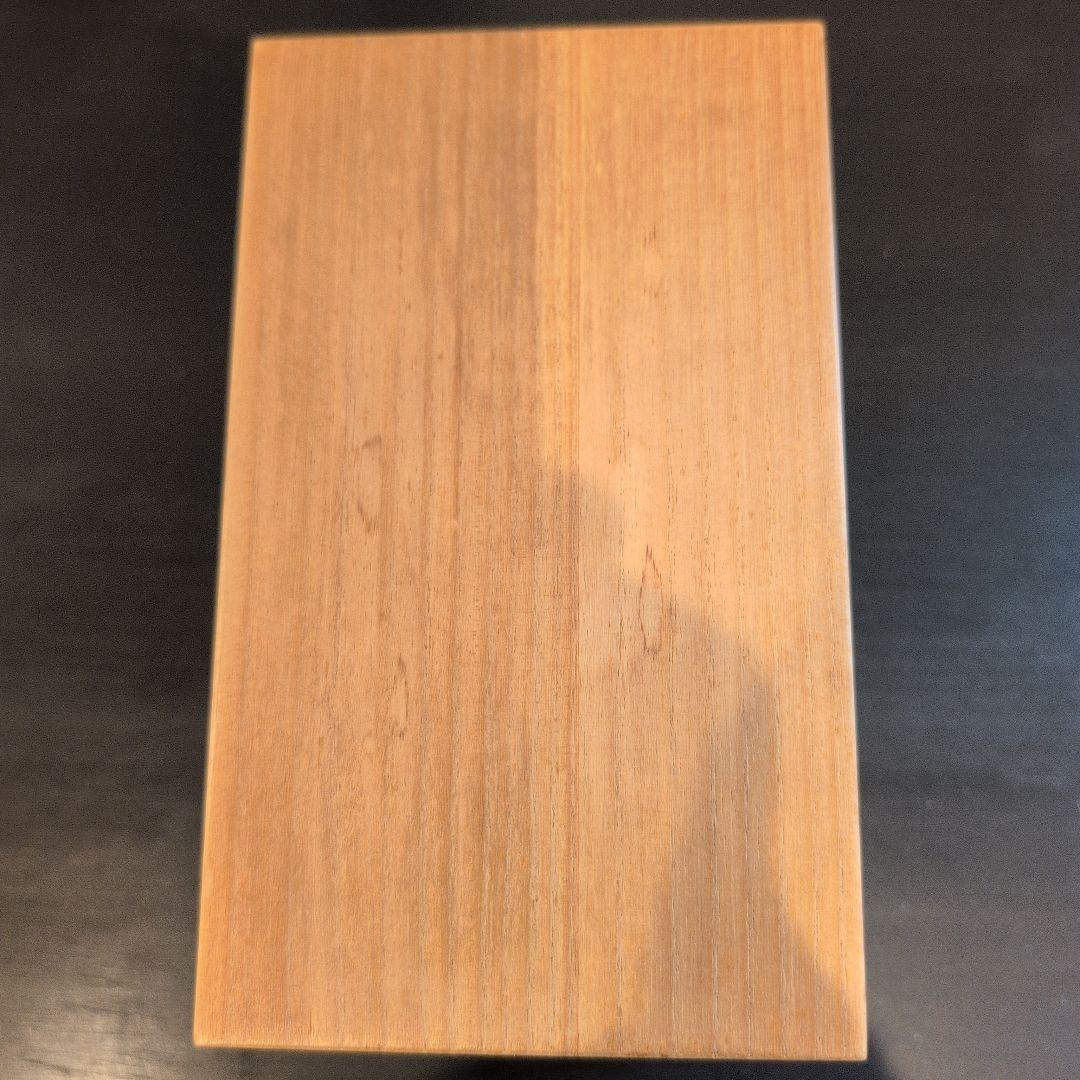 茶道具　桐柾茶通箱　木製漆棗二点　計三点