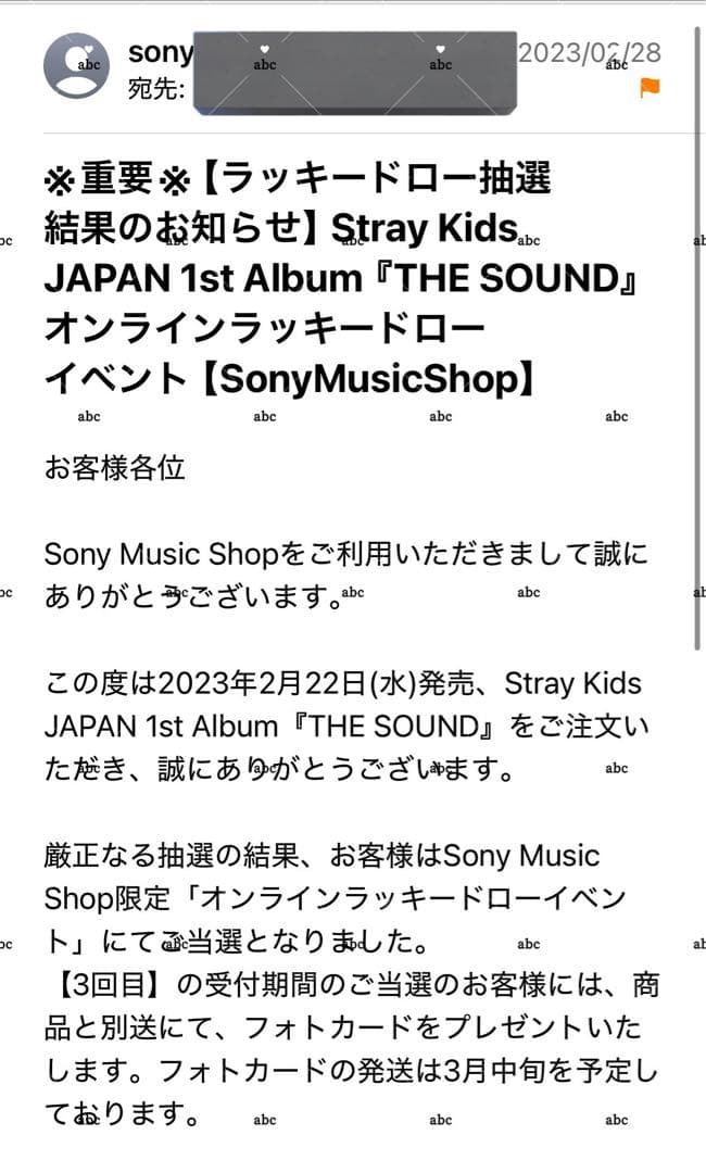 StrayKids スキズ フィリックス トレカ THE SOUND ラキドロ