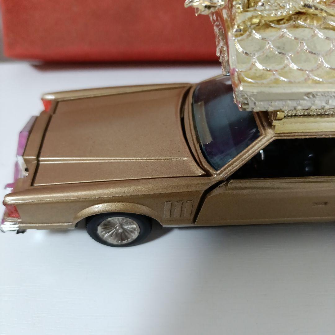 【難あり】ヨネザワ　ダイヤペット　リンカーン　霊柩車　ミニカー