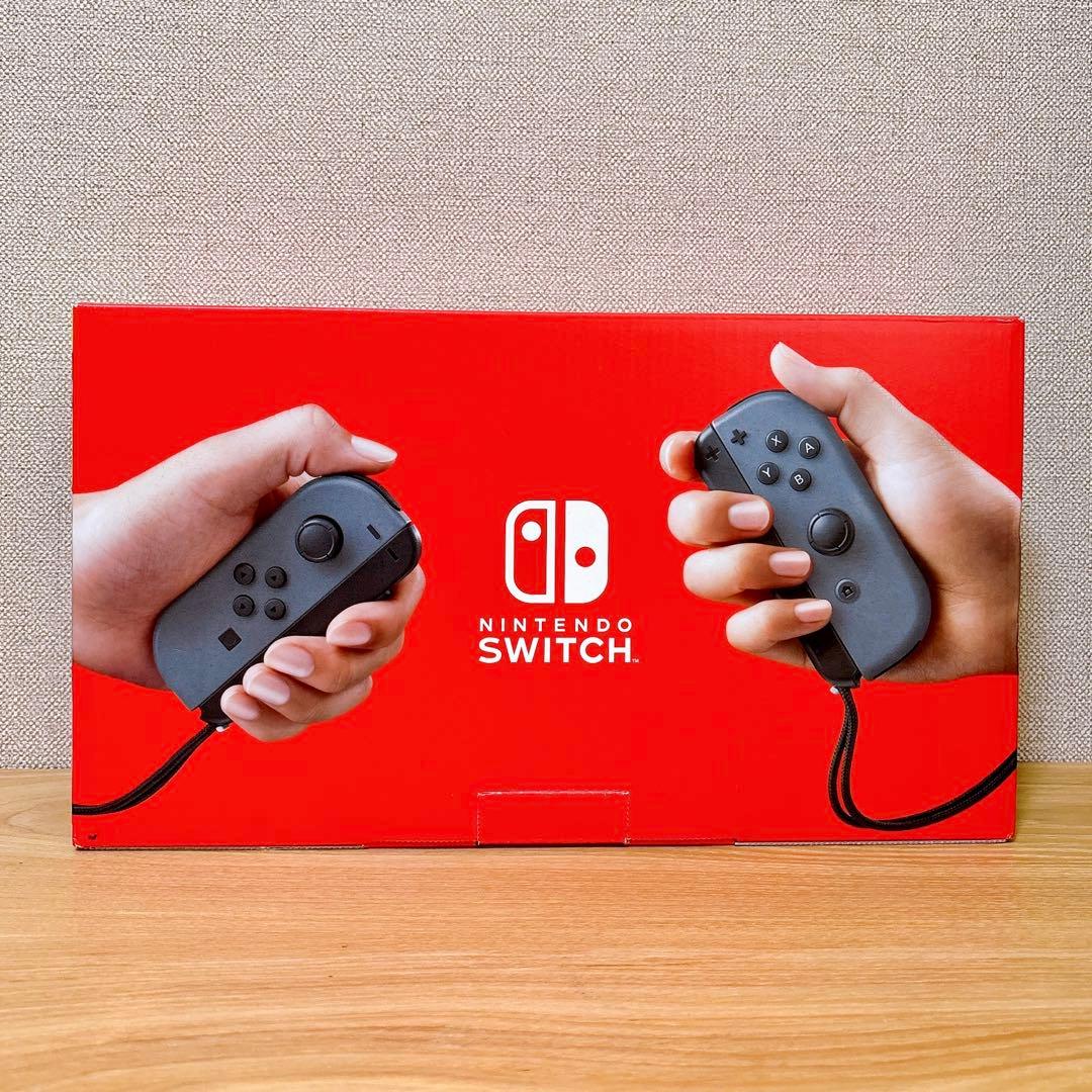 【未使用に近い】Nintendo Switch 本体 バッテリー強化型 グレー