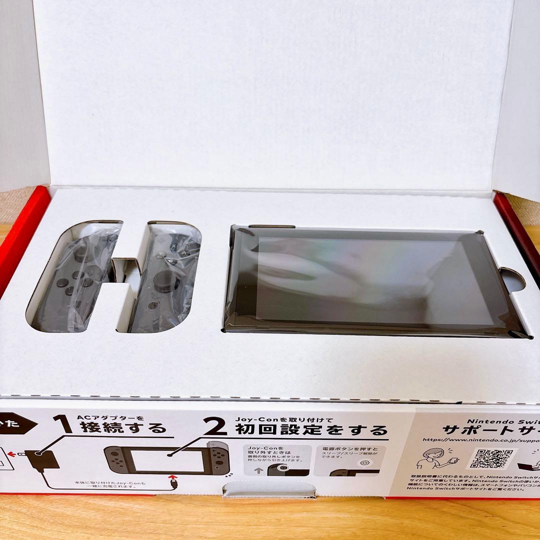 【未使用に近い】Nintendo Switch 本体 バッテリー強化型 グレー