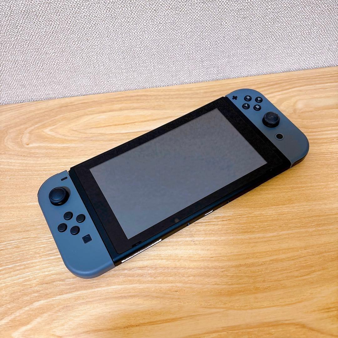 【未使用に近い】Nintendo Switch 本体 バッテリー強化型 グレー