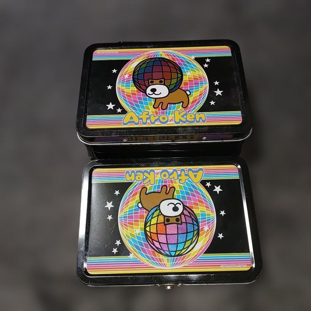 レア アフロ犬　缶バック 4個セット 匿名配送