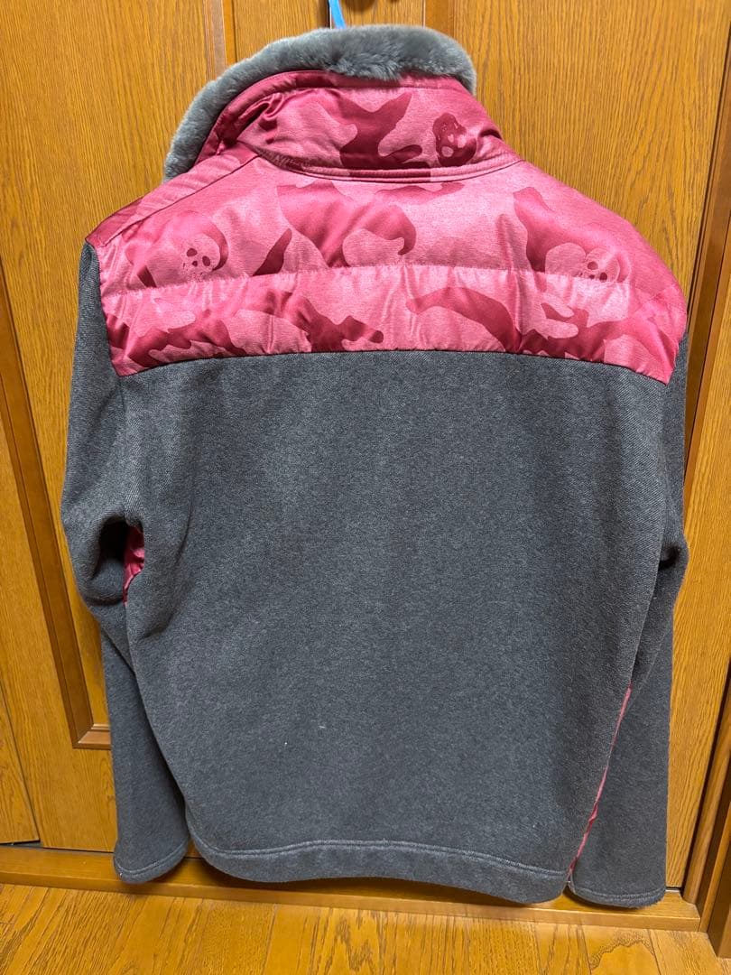 マークアンドロナ 迷彩柄ダウンジャケット ファー付き