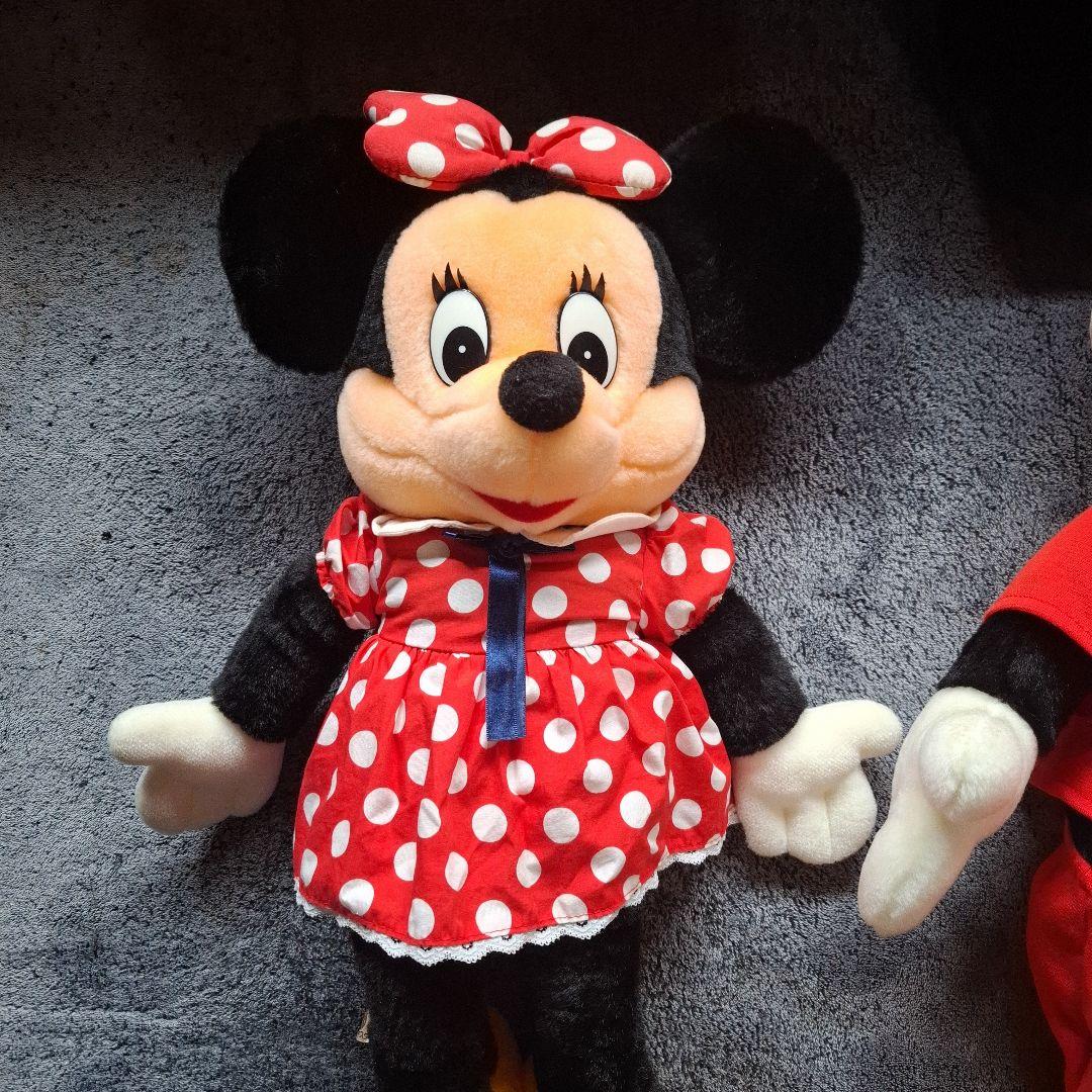 希少激レアミッキーマウス・ミニーマウスぬいぐるみ3体セット