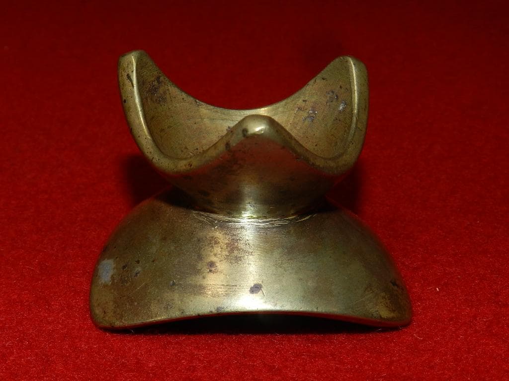 ME5 千家上職人 中川浄益 共箱 蓋置 ２点 金物師 お安くいたしました！￼