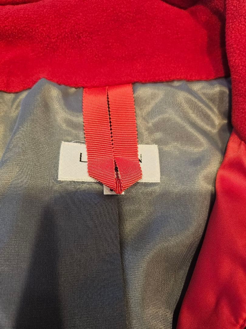 美品　LANVINランバンスポーツ　2ウェイ　防寒ゴルフ アウターウェア レッド