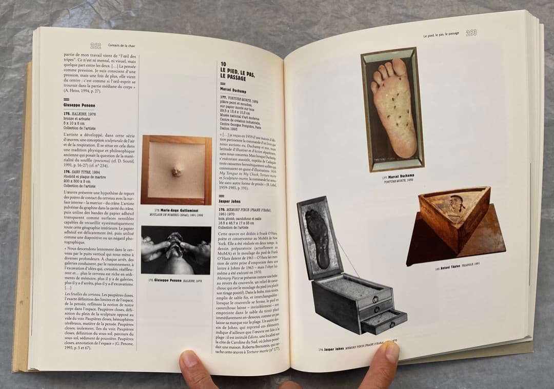 ディディ＝ユーベルマン『痕跡展（L'empreinte）』カタログ、1997年。