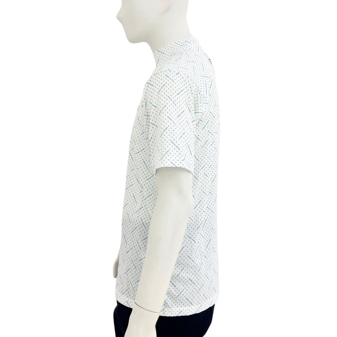 エリートグリップ　ROUGHWATER 半袖モックネック　ホワイトサックス LL