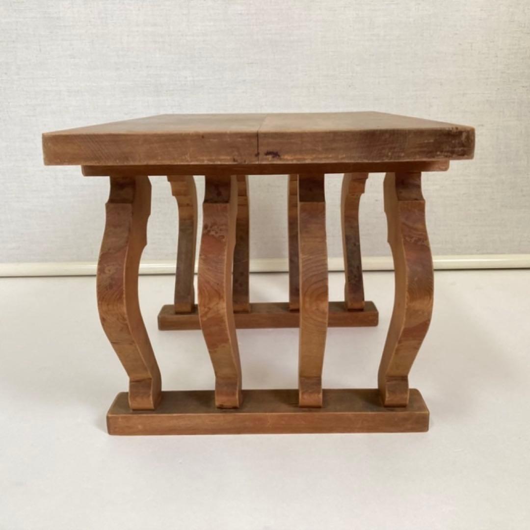 置物台 飾り台 香炉台 花台 棚 木製 和風 工芸品 茶道具 和モダン レトロ