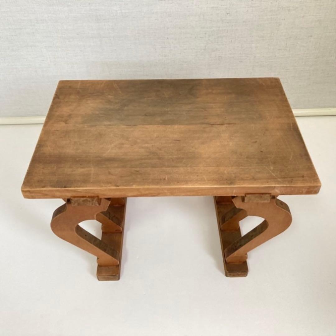 置物台 飾り台 香炉台 花台 棚 木製 和風 工芸品 茶道具 和モダン レトロ