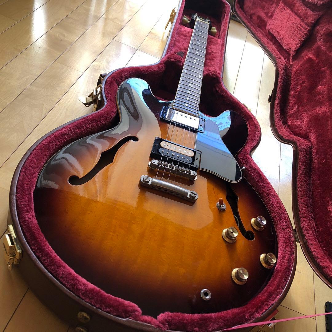 【希少】80's Burny RSA-100/セミアコ/マカボニー/ES-335