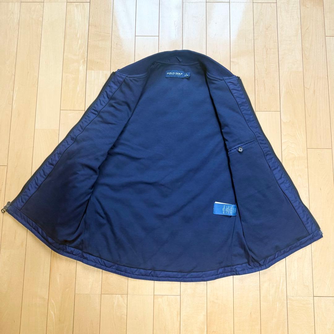 【国内正規】ポロゴルフ ラルフローレン ダウンベスト ダブルジップ ネイビー M
