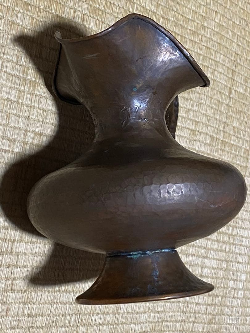 ♦鎚起銅器 ブロンズ 水差し 中東 ペルシャ〜西洋アンティーク 古美術品骨董品
