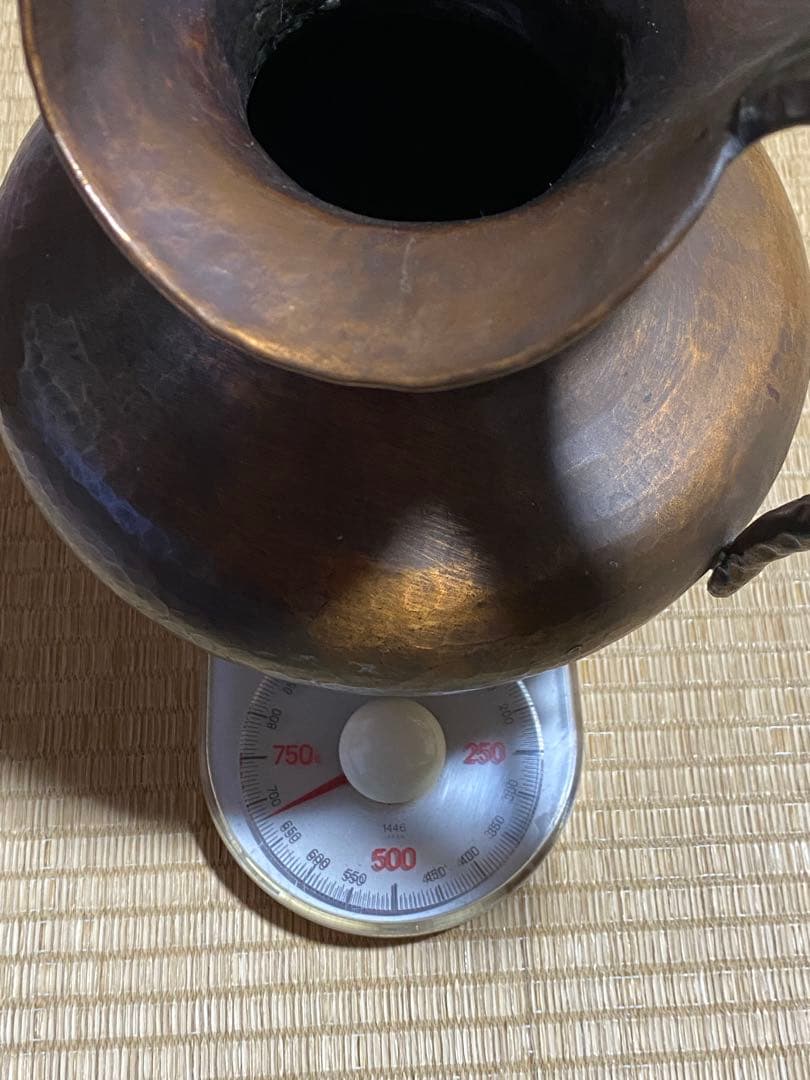 ♦鎚起銅器 ブロンズ 水差し 中東 ペルシャ〜西洋アンティーク 古美術品骨董品