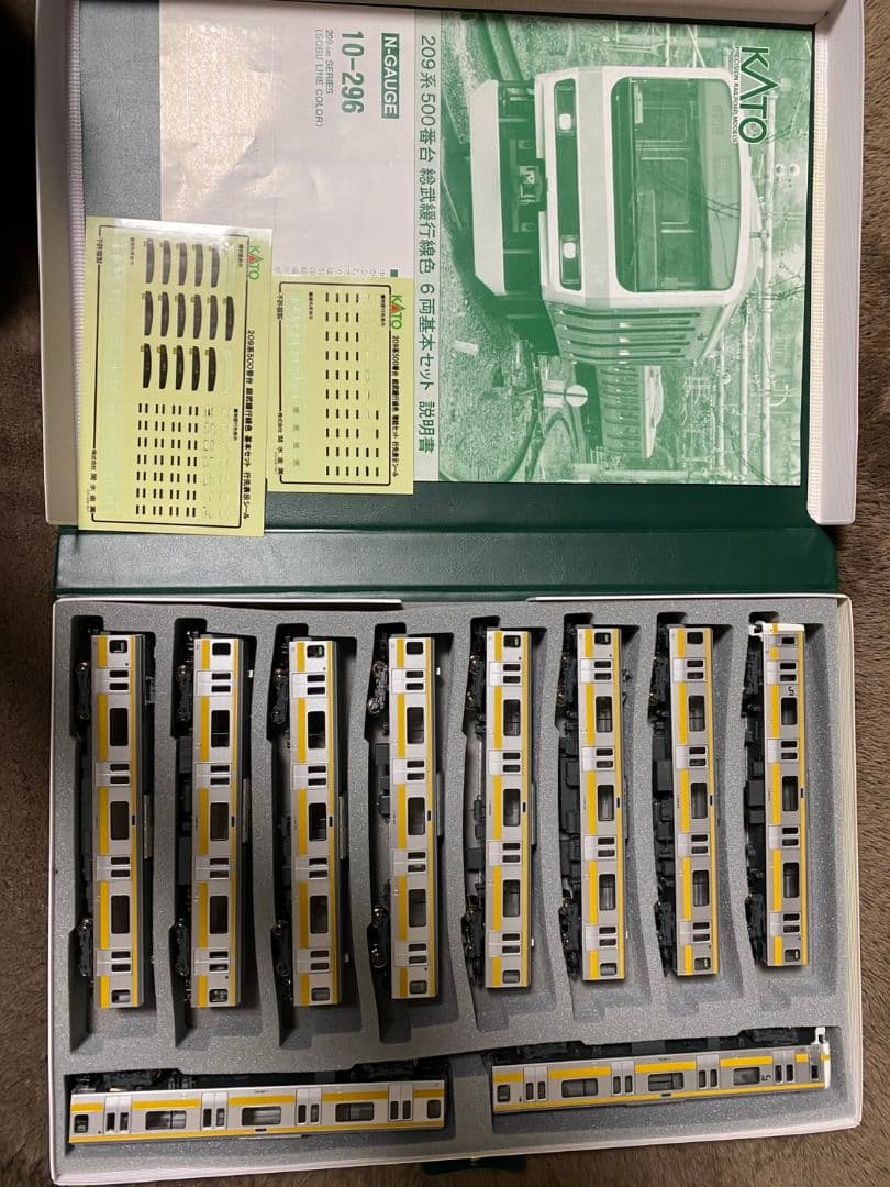 KATO 209系500番台総武緩行線色6両＋4両　 計10両フルセット