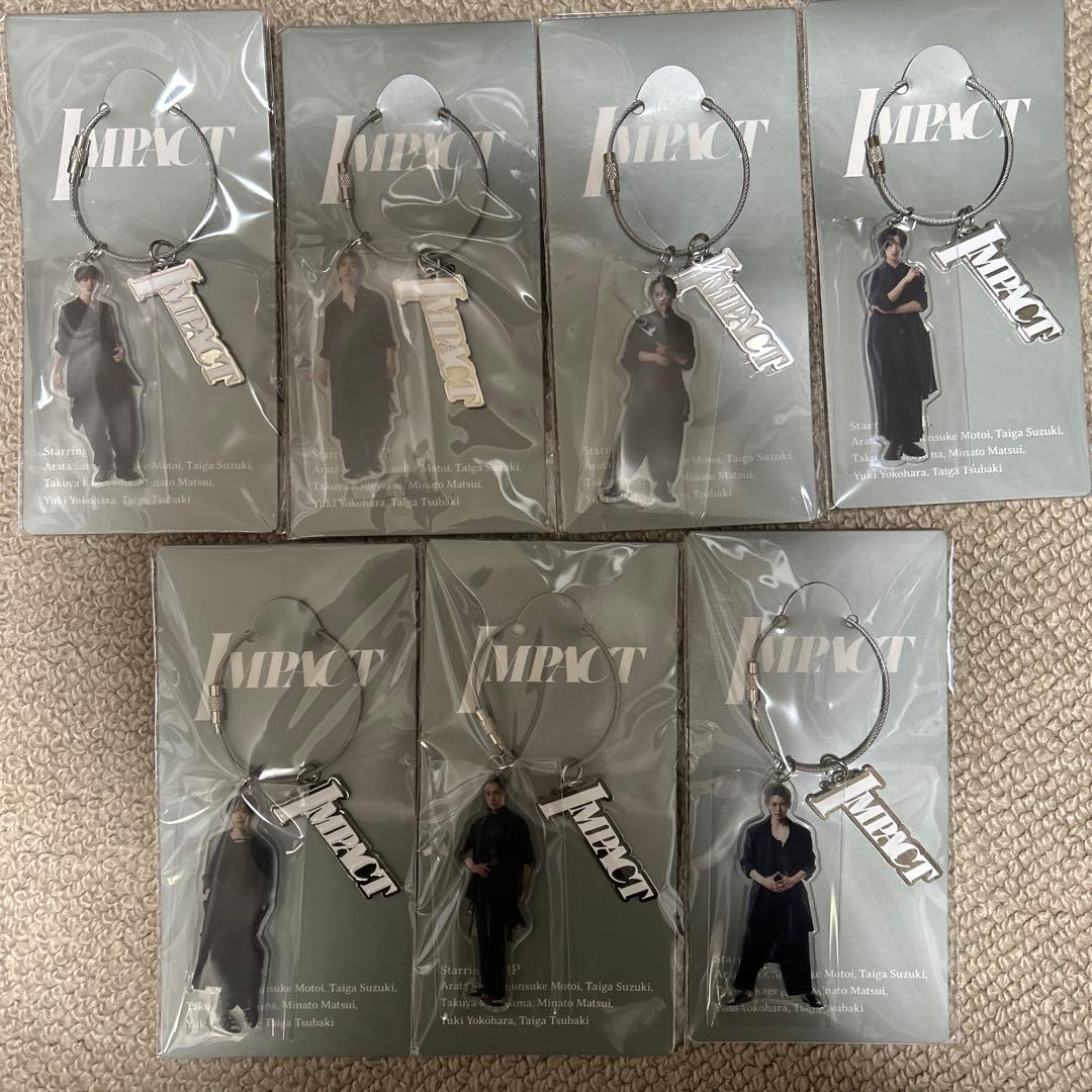IMP. impact オリジナルキーホルダー　7種セット