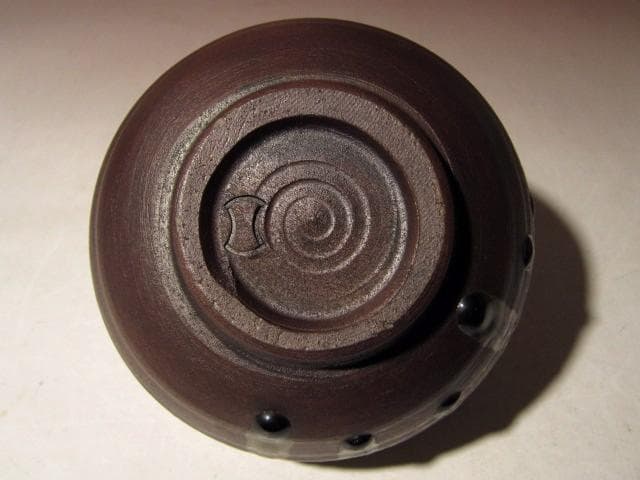 ☆人間国宝 金重陶陽　備前茶碗【四季の友】☆即中斎花押☆u570