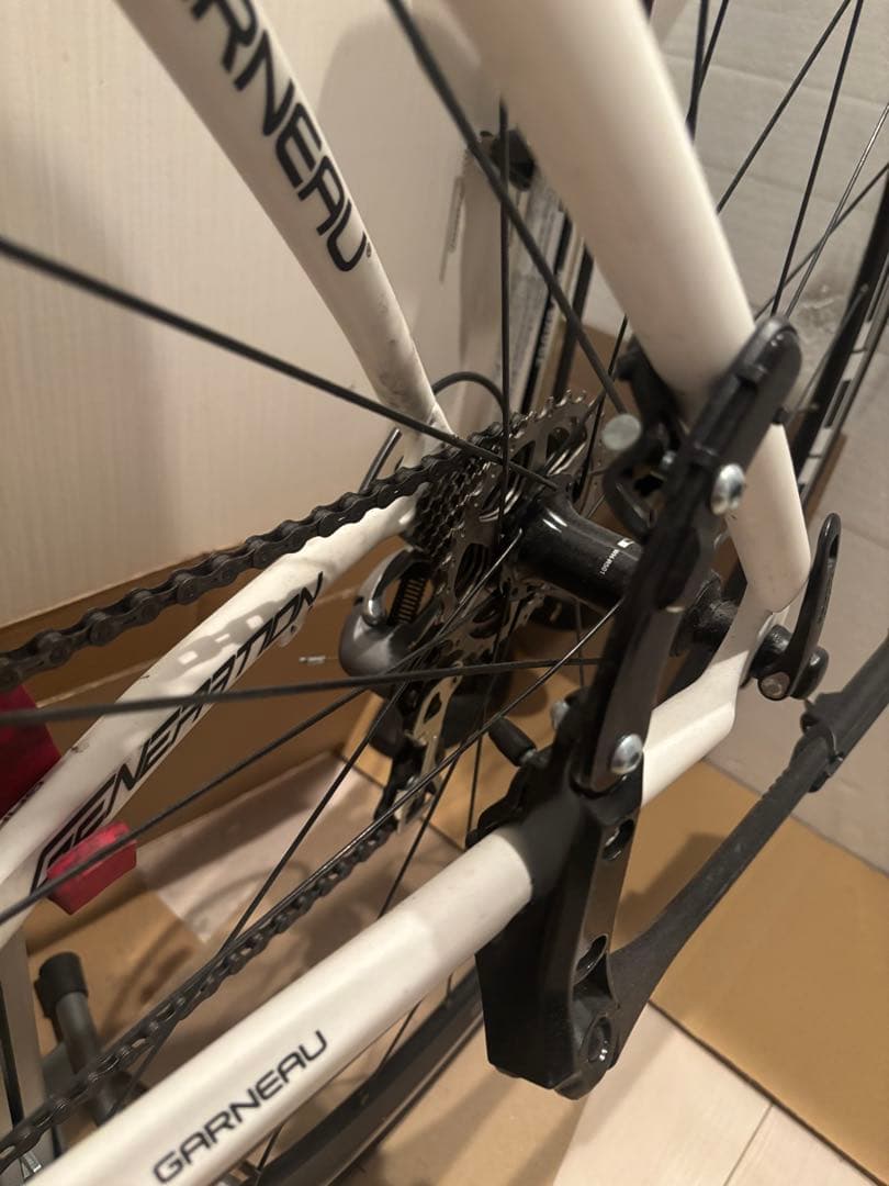 2014 GARNEAU GENELATLON フルカーボン　ホワイト/レッド