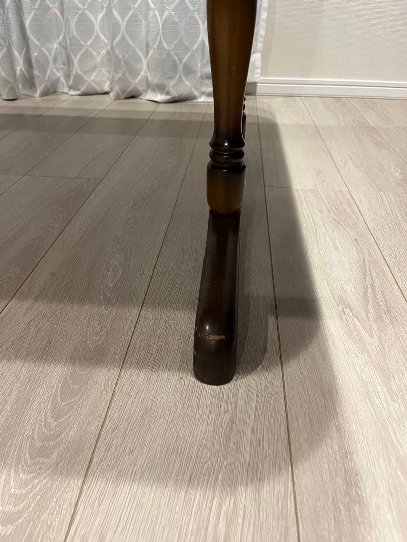 【カリモク】コロニアル　ダイニングテーブル　レトロ