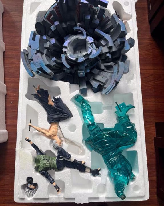 NARUTOナルトはたけカカシ うちはオビト ガレージキット ガレキ スタチュ①