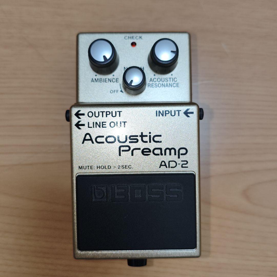 ギター BOSS Acoustic Preamp AD-2