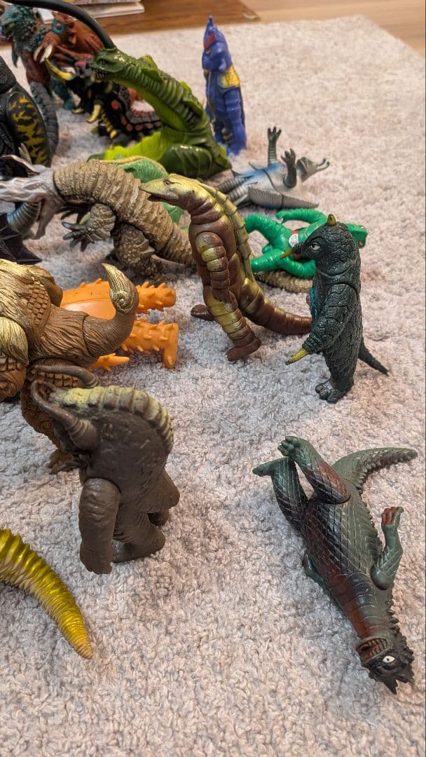 【まとめ売り】ゴジラ ウルトラマン 怪獣 フィギュア 当時物